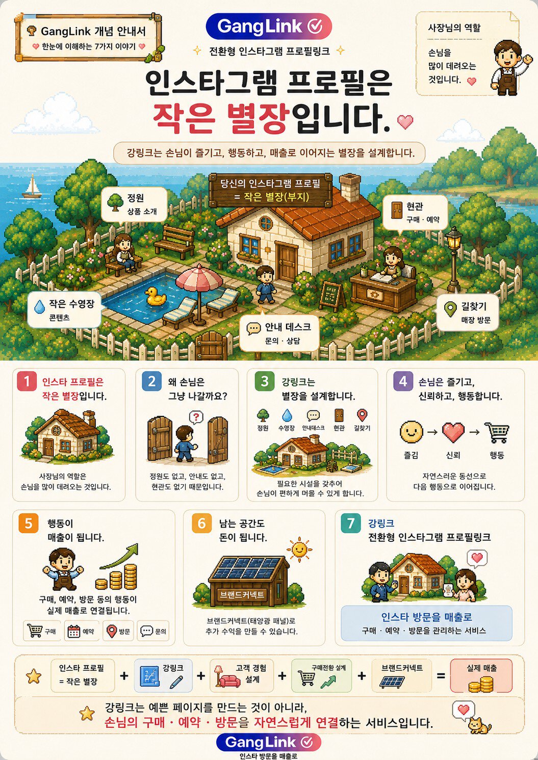 강링크 개념 안내서 - 인스타그램 프로필은 작은 별장입니다