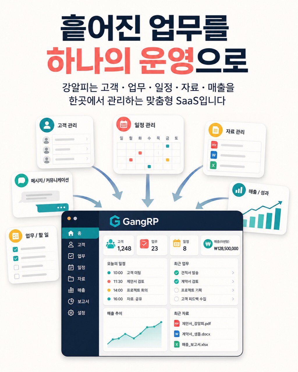 강알피 개인사업자 운영 시스템 안내 카드 1